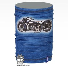 Nákrčník / multifunkční šátek - vzor 32 - motorka - DOPRODEJ