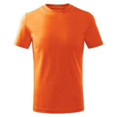 Dětské bavlněné tričko - vzor 06 - oranžová