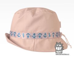 Klobouk letní Palermo - vzor 09 - béžová