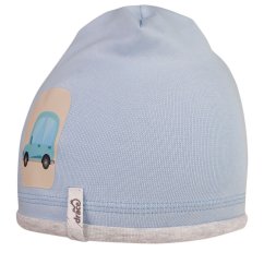 Anička - vzor 17 - světle modrá- auta