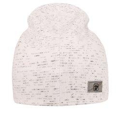 Bavlněná čepice Palette - vzor 009 - bílá melír