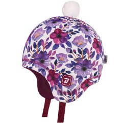 Laponka Polárka - vzor 38 - fialová, květy