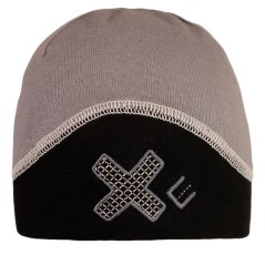 Bavlněná čepice DOPRODEJ - vzor 117  - černá / šedá
