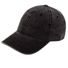 Kšiltovka Vintage 6P - vzor 01 - černá