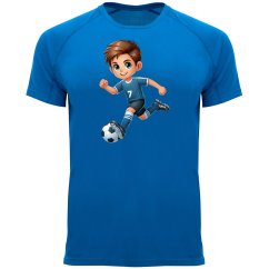 Dětské funkční tričko Active - vzor 001 - fotbalista