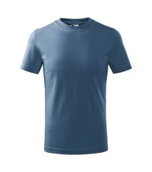 Dětské bavlněné tričko - vzor 21 - denim