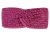 Čelenka pletená Twist - vzor 20 - růžová melír