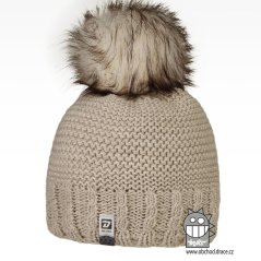 Kulich chlupatá bambule - Rainbow vzor 10 - béžová světlá