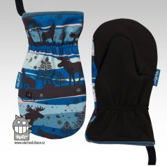 Rukavice softshell - vzor 30
