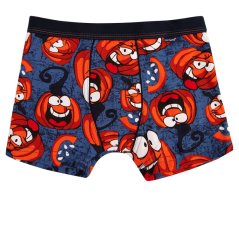 Chlapecké bavlněné boxerky - vzor 011 - modrá - dýně