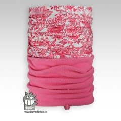 Nákrčník multi fleece - vzor 01 doprodej