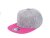 Kšiltovka Snapback melange - vzor 04 - šedý melír/růžová