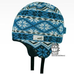 Merino pletená kojenecká laponka Naia - vzor 02