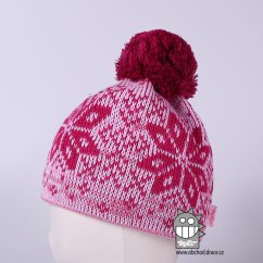 Čepice pletená norsk - vzor 32