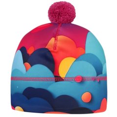 Flavio - zimní funkční čepice - vzor 190 - pestrobarevná - kolečka