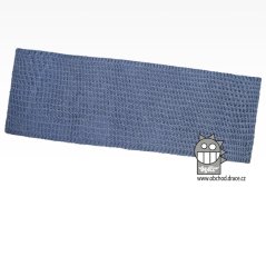 Merino pletená šála chomout Harmony - vzor 13 - světlá jeans