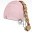 Bavlněná čepice na culík - vzor 05 - světle růžová