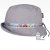 Klobouk Panama - vzor 11 - šedá světlá