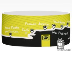 Funkční čelenka Baldo Jizerské hory - vzor 005 - zelená / černá