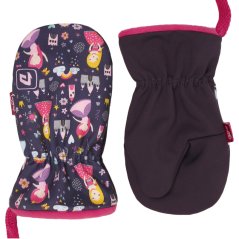 Rukavice softshell - vzor 75 - princezny