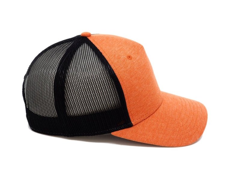 Kšiltovka  Snap Curved - vzor 05 - oranžová vel. 56-60
