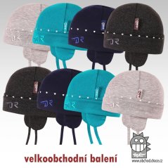 Pája bavlněná kojenecká čepice - balení kluk