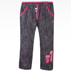 Kalhoty Sabina - vzor 10 - jeans malina kočka