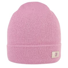 Merino pletená čepice Urban - vzor 37 - fialková