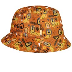 Funkční vzdušný letní klobouk Florida - vzor 46 - tmavá hořčicová - zvířata - DOPRODEJ