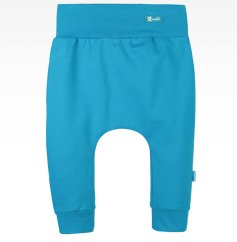 Kojenecké tepláky Baby - vzor 15 tyrkys