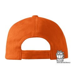 Kšiltovka dětská 6P - vzor 15 oranžová