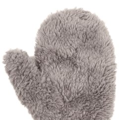 Dětské pletené palcové rukavice 5 - 7 let - vzor 096 - černá - khaki - herní svět