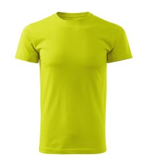 Bavlněné unisex tričko - vzor 36 - limetková