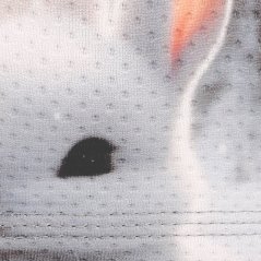 Fiocco - zimní funkční čepice s počesem - vzor 021 - bílá - králíčci