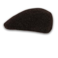 Pánská zimní bekovka - vzor 04 - šedá - vroubkovaná