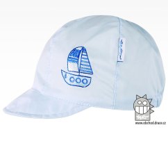 Kšiltovka Denim - vzor 28 modrá světlá
