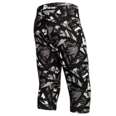 Dětské legíny capri 3/4 Silky - vzor 01 - černobílá - obrazce