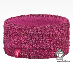 Čelenka pletená Rigi - vzor 23 - růžový melír