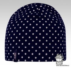 Adam - vzor 17 - tmavě modrá / hvězdy