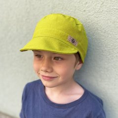 Kšiltovka Raul - vzor 19 -zelená limetková