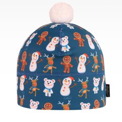 Flavio - zimní funkční čepice - vzor 114 - perníčky