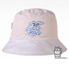 Klobouk hawaii - vzor 82 modrá světlá