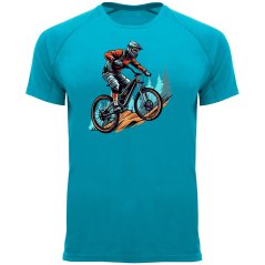 Dětské funkční tričko Active - vzor 003  - cyklista