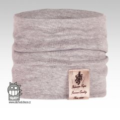 Nákrčník Pastels - vzor 02 - šedá