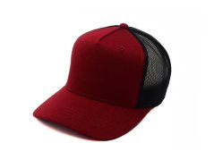 Kšiltovka  Snap Curved - vzor 03 - červená vel. 56-60