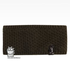 Čelenka pletená Rigi - vzor 15 - khaki