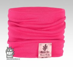 Nákrčník Pastels - vzor 13 - malinová