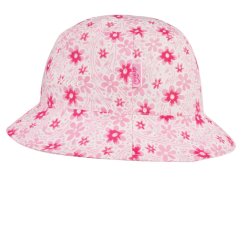 Klobouk hawaii - vzor 108 - růžová - kytičky