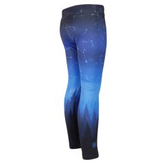 Dětské legíny Silky - vzor 11 - tmavě modrá - les