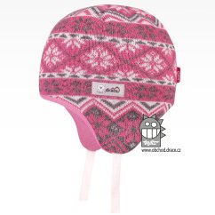 Merino pletená kojenecká laponka Naia - vzor 04